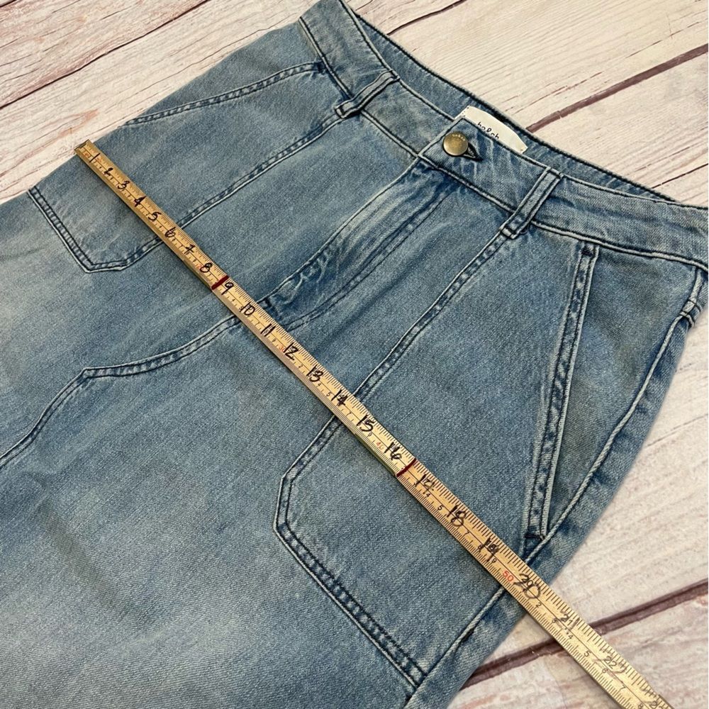 ba&sh Faded Denim Lady Skirt Midi Size 3 = US Large - Picture 7 of 12